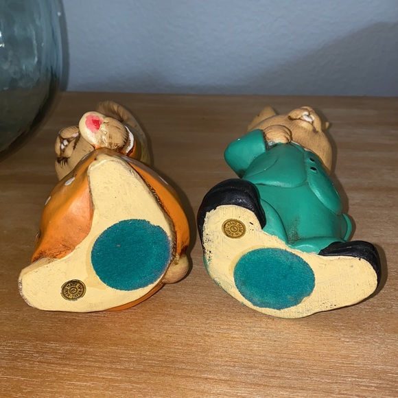 Vintage chalkware Mr & Mrs bunny rabbit figurines Easter Bunny - Picture 3 of 8